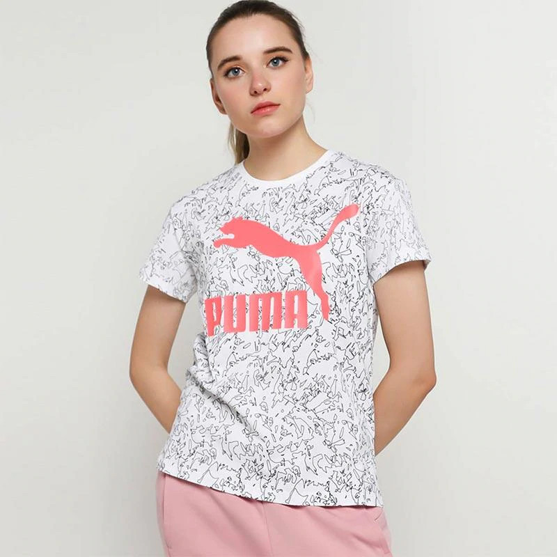 Wmns Classics Logo AOP Tee foto 3